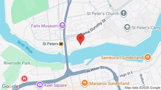 Apartments for rent i Sunderland - Tyne and Wear - kort over placeringen