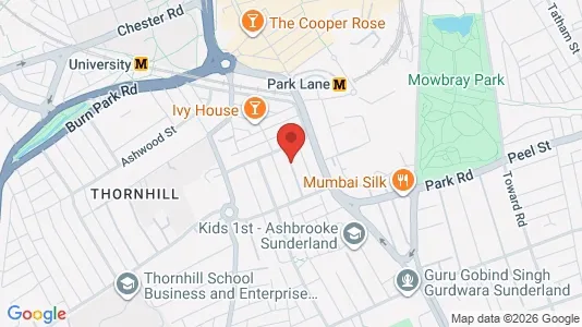 Apartments for rent i Sunderland - Tyne and Wear - kort over placeringen