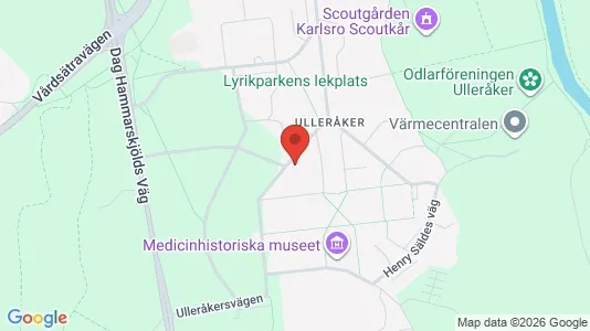 Apartments for rent i Uppsala - kort over placeringen