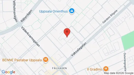 Apartments for rent i Uppsala - kort over placeringen