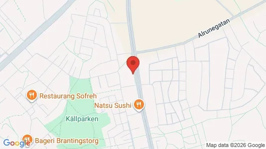 Apartments for rent i Uppsala - kort over placeringen