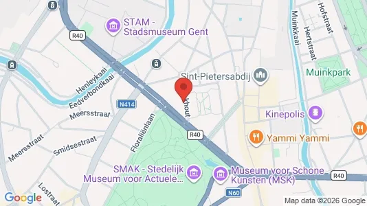 Apartments for rent i Stad Gent - kort over placeringen