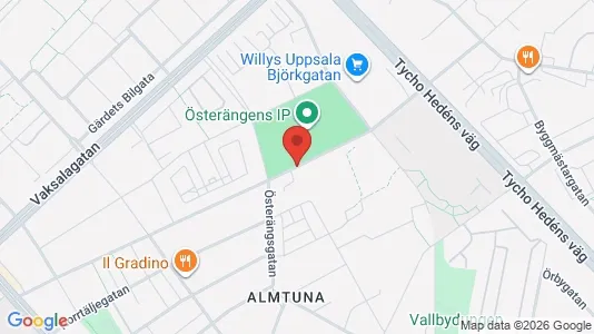 Apartments for rent i Uppsala - kort over placeringen