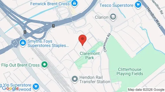Apartments for rent i London NW2 - kort over placeringen
