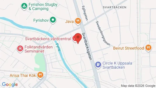 Apartments for rent i Uppsala - kort over placeringen