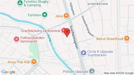 Apartments for rent i Uppsala - kort over placeringen