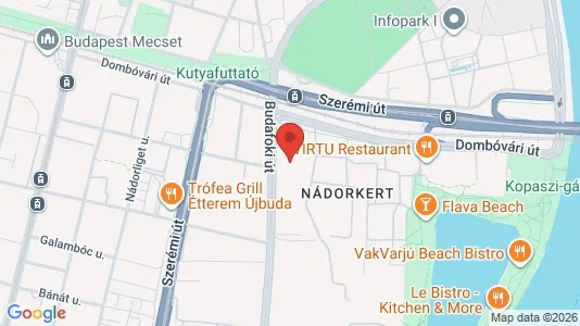 Apartments for rent i Budapest Újbuda - kort over placeringen