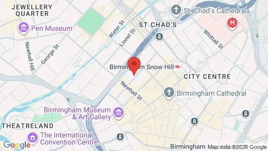 Apartments for rent i Birmingham - West Midlands - kort over placeringen