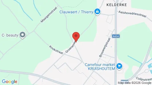 Apartments for rent i Kruisem - kort over placeringen