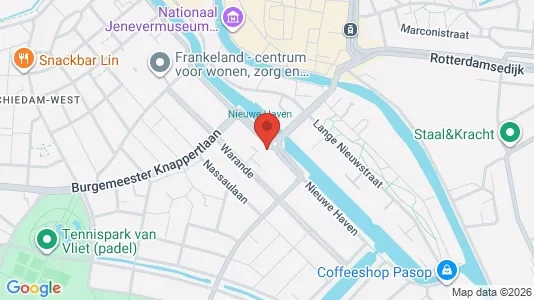 Apartments for rent i Schiedam - kort over placeringen