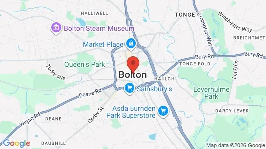 Apartments for rent i Bolton - Lancashire - kort over placeringen