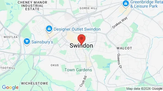 Apartments for rent i Swindon - Wiltshire - kort over placeringen