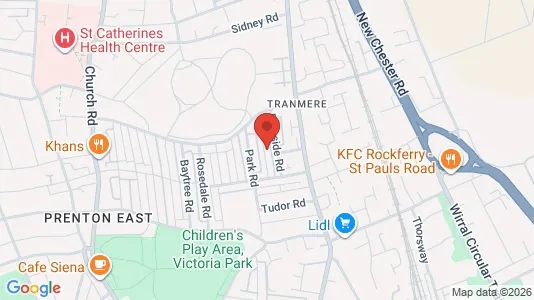 Apartments for rent i Birkenhead - Merseyside - kort over placeringen