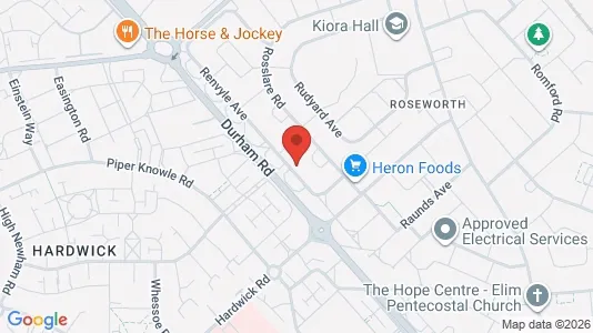 Apartments for rent i Stockton-on-Tees - Cleveland - kort over placeringen