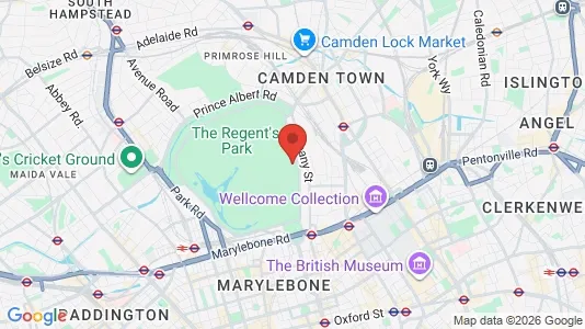 Apartments for rent i London NW1 - kort over placeringen