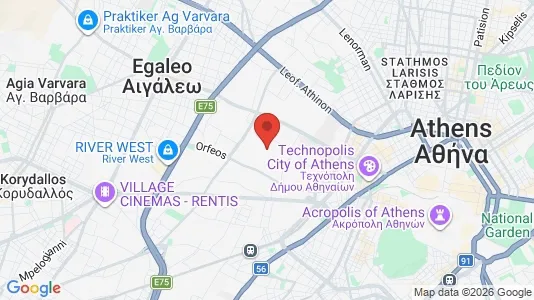 Apartments for rent i Athens Votanikos - kort over placeringen