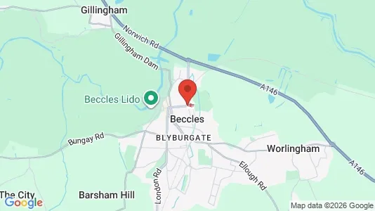 Apartments for rent i Beccles - Suffolk - kort over placeringen