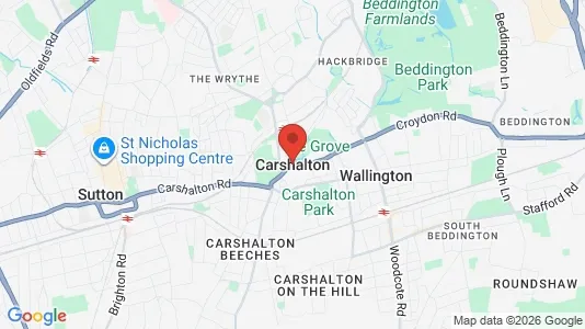Apartments for rent i Carshalton - Surrey - kort over placeringen