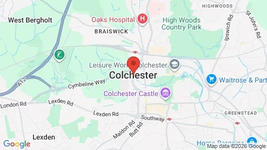 Apartments for rent i Colchester - Essex - kort over placeringen