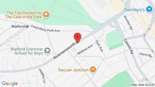 Rooms for rent i Watford - Hertfordshire - kort over placeringen