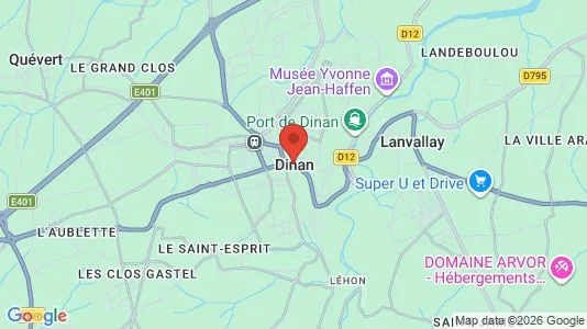Houses for rent i Dinan - kort over placeringen