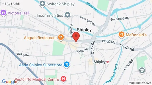 Apartments for rent i Shipley - West Yorkshire - kort over placeringen