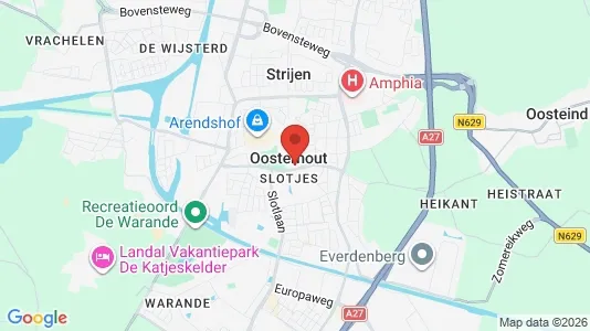 Apartments for rent i Oosterhout - kort over placeringen