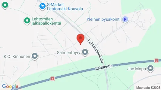 Apartments for rent i Kouvola - kort over placeringen