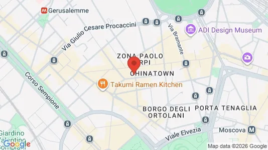Apartments for rent i Milano Zona 1 - Centro storico - kort over placeringen
