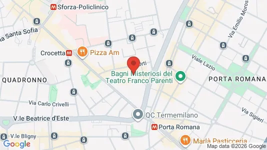 Apartments for rent i Milano Zona 1 - Centro storico - kort over placeringen
