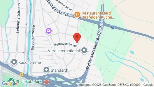 Apartments for rent i Arlesheim - kort over placeringen