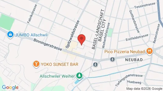 Apartments for rent i Arlesheim - kort over placeringen