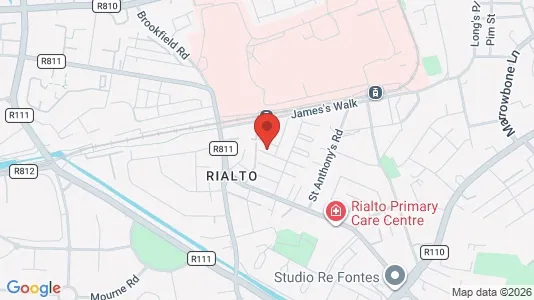 Apartments for rent i Dublin 8 - kort over placeringen