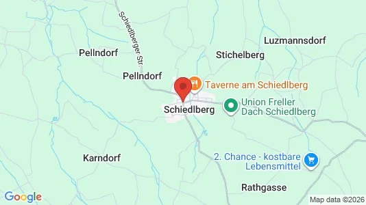 Apartments for rent i Schiedlberg - kort over placeringen