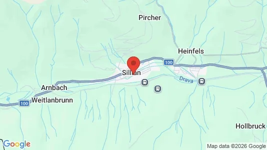 Apartments for rent i Sillian - kort over placeringen