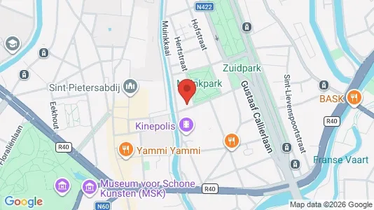 Apartments for rent i Stad Gent - kort over placeringen