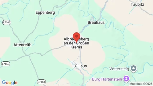 Apartments for rent i Albrechtsberg an der Großen Krems - kort over placeringen