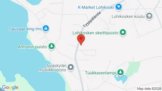 Apartments for rent i Jyväskylä - kort over placeringen