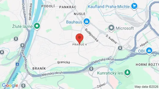 Apartments for rent in Prague 4 - Photo from Google Street View