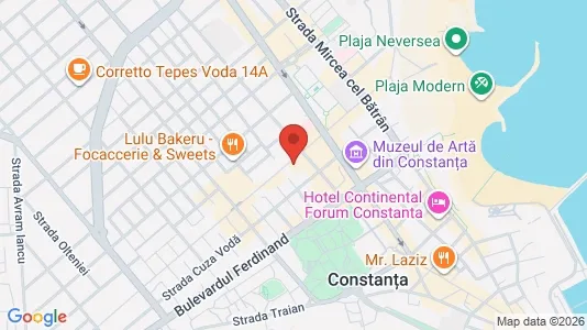 Apartments for rent i Constanţa - kort over placeringen