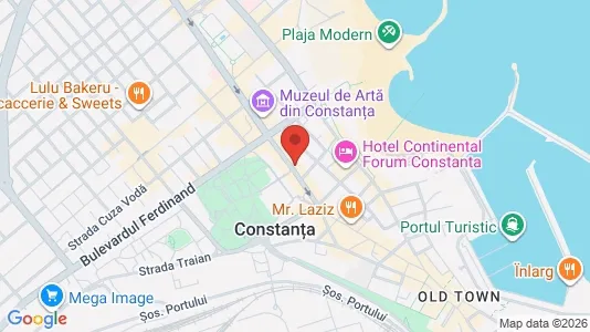Apartments for rent i Constanţa - kort over placeringen