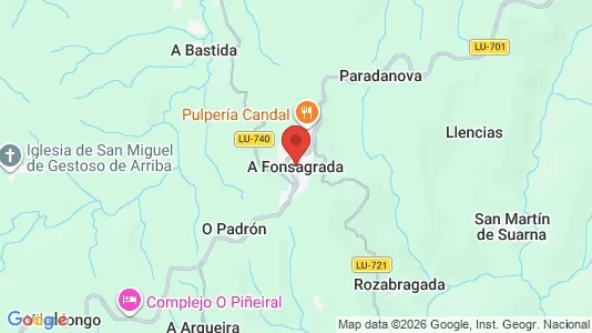 Apartments for rent in A Fonsagrada - Photo from Google Street View