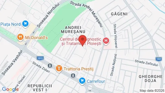 Apartments for rent i Ploieşti - kort over placeringen