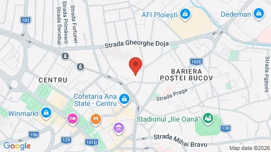 Apartments for rent i Ploieşti - kort over placeringen