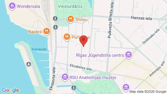 Apartments for rent i Riga Centrs - kort over placeringen