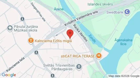 Apartments for rent i Riga Centrs - kort over placeringen