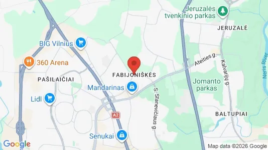 Apartments for rent in Vilnius Fabijoniškės - Photo from Google Street View