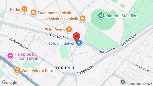 Apartments for rent i Tallinn Kesklinna - kort over placeringen