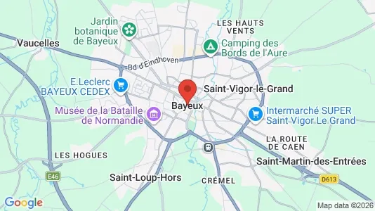 Apartments for rent in Bayeux - Photo from Google Street View
