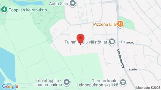Apartments for rent i Oulu - kort over placeringen